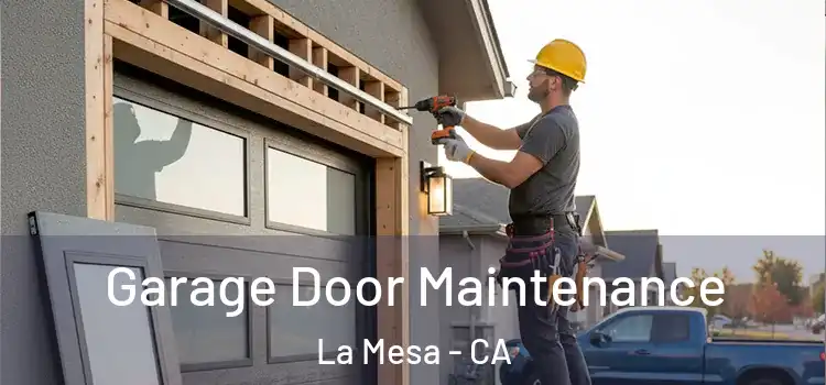 Garage Door Maintenance La Mesa - CA