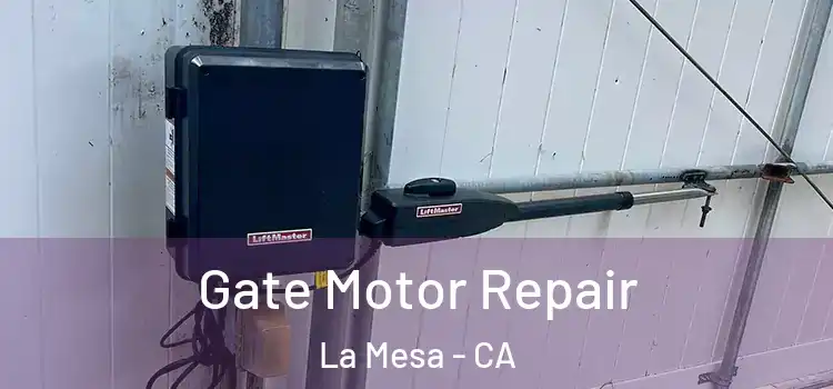 Gate Motor Repair La Mesa - CA