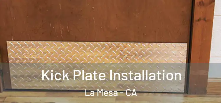 Kick Plate Installation La Mesa - CA